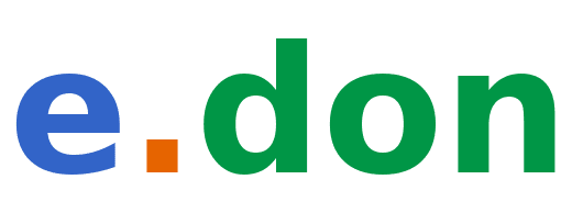 e.don brand logo